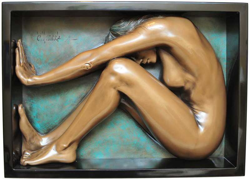 Bill Mack 'Enigma' bonded bronze sculpture for Sale at Sculpture Collector