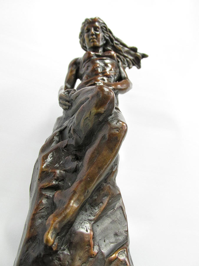 Bobbie Carlyle In Progress bronze sculpture available for sale at Sculpture Collector