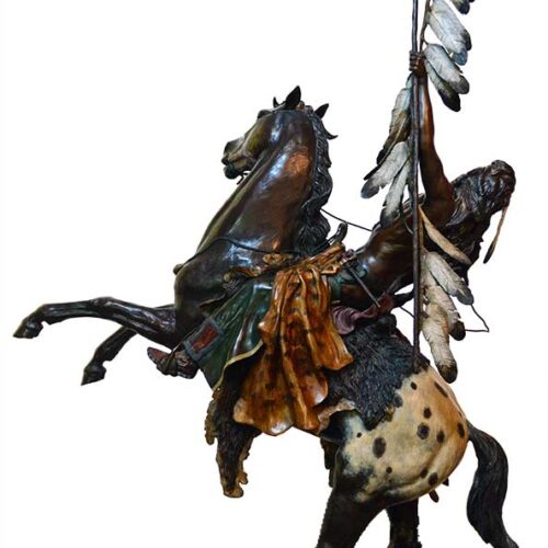 Destiny bronze sculpture Native American David Manuel