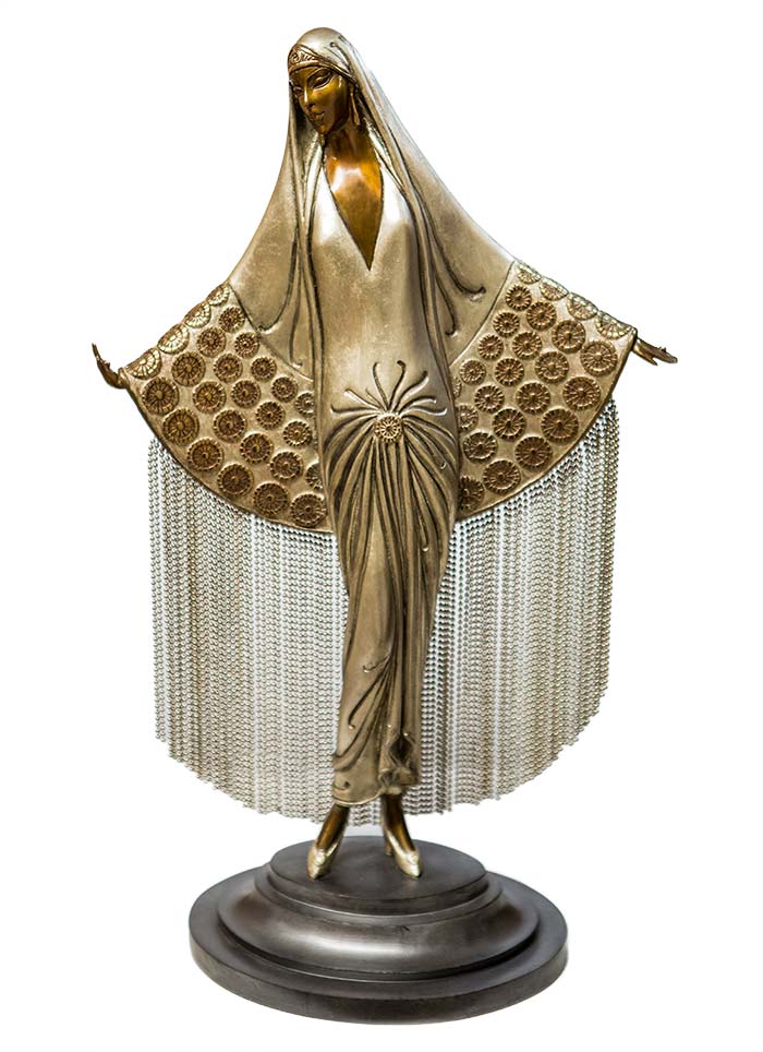 Erte - Beloved - bronze sculpture now available for purchase at Sculpture Collector