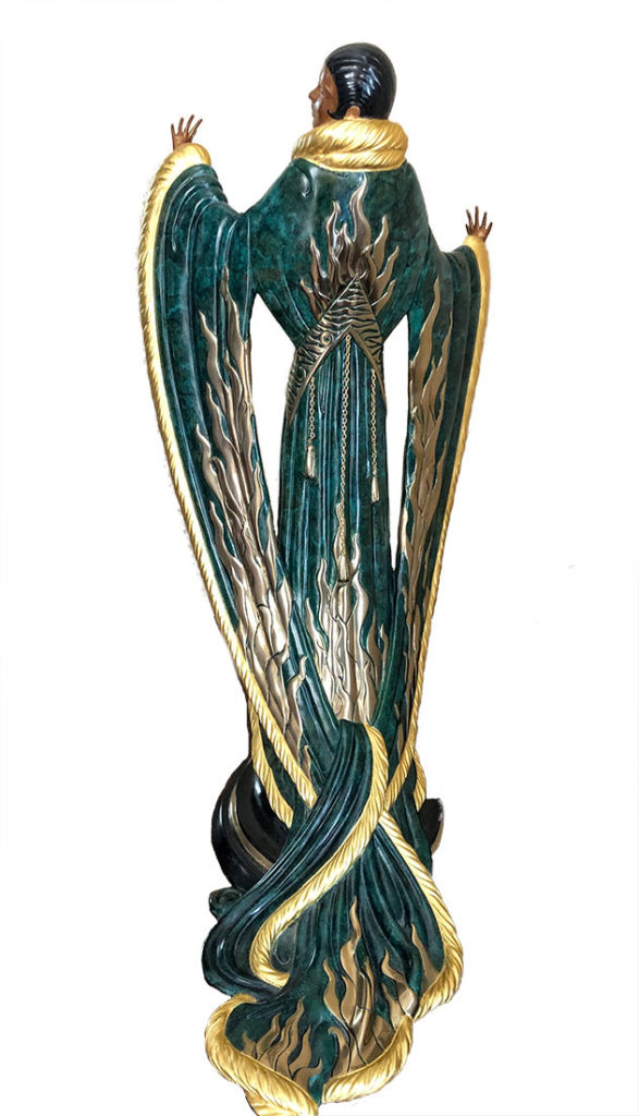 Erte Femme De Luxe Sculptor Collector Ert Bronze Sculpture Titled Femme De Luxe 