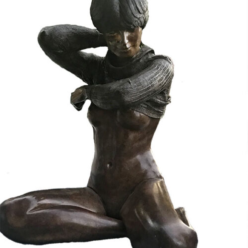 Isidore Margulies - Debbie - bronze sculpture available now for acquisition at Sculpture Collector
