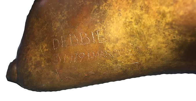 Isidore Margulies - Debbie - bronze sculpture available now for acquisition at Sculpture Collector