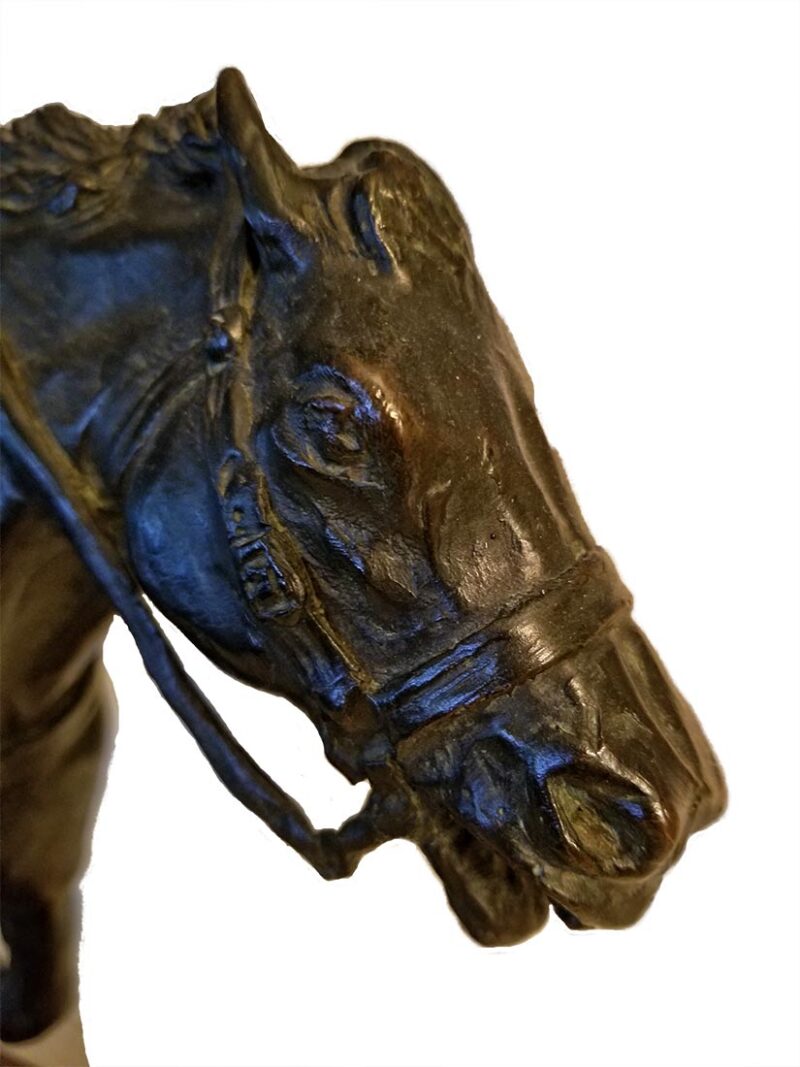Richard Masloski created The Headless Horseman of Sleepy Hollow a famous and rare bronze Sculpture available now at Sculpture Collector