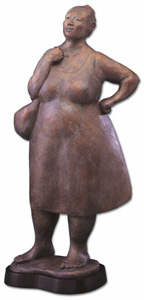 Soledad primary market bronze sculpture by Martha Pettigrew