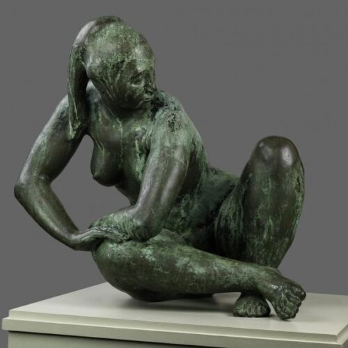 Oronzio Maldarelli, Bianca, No. 2, 1950-1952, bronze, Smithsonian American Art Museum, Museum purchase, 1969.165