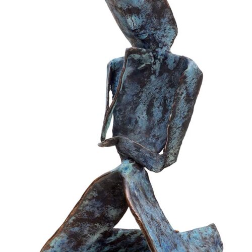 ‘Skepsis’ a bronze limited edition sculpture by Nikolas