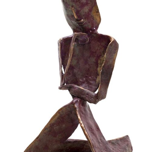 ‘Skepsis’ a bronze limited edition sculpture by Nikolas