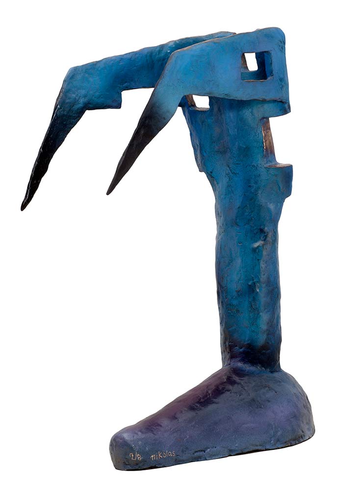 'Taxidi' a bronze limited edition sculpture by Nikolas.