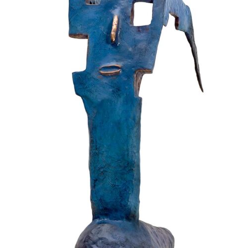 ‘Taxidi’ a bronze limited edition sculpture by Nikolas.