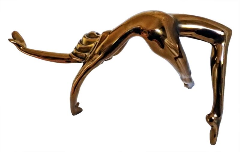 'Christina' a bronze limited edition figurative sculpture by Tom Bennett
