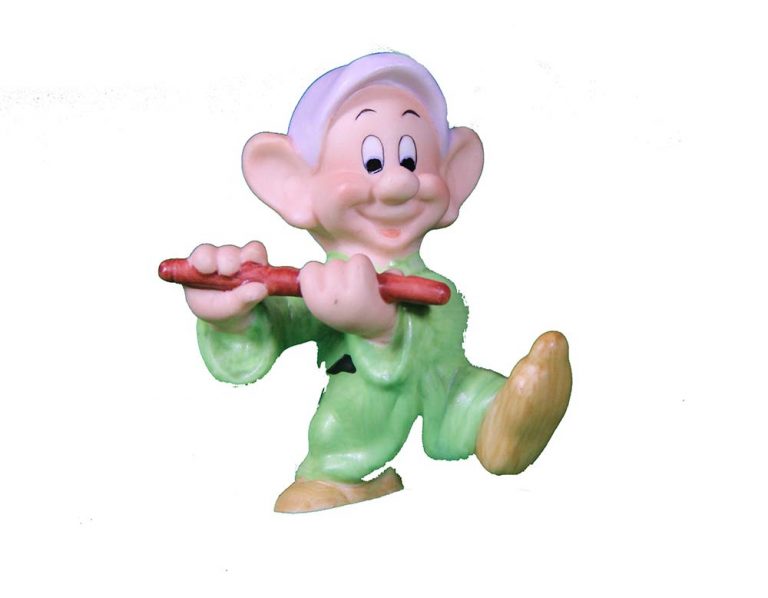 Dopey a sculpture in porcelain for Disney by Giuseppe Armani