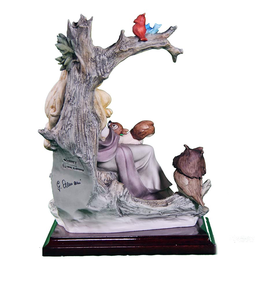 Sleeping Beauty sculpture in porcelain for Disney by Giuseppe Armani