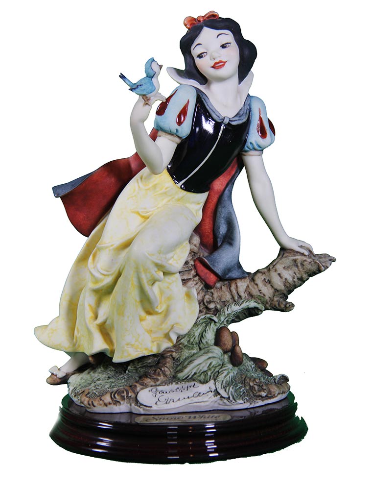 Snow White sculpture in porcelain for Disney by Giuseppe Armani