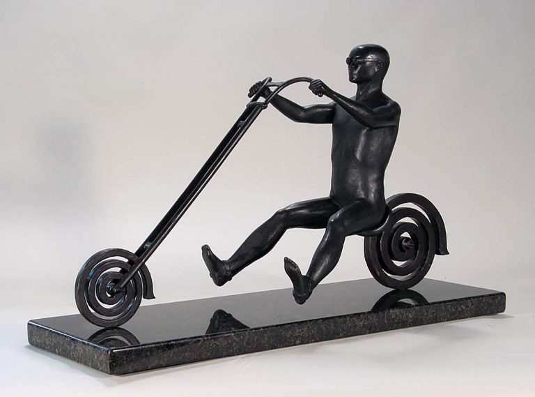 Endless Highway a limited edition bronze sculpture by Robert E. Gigliotti