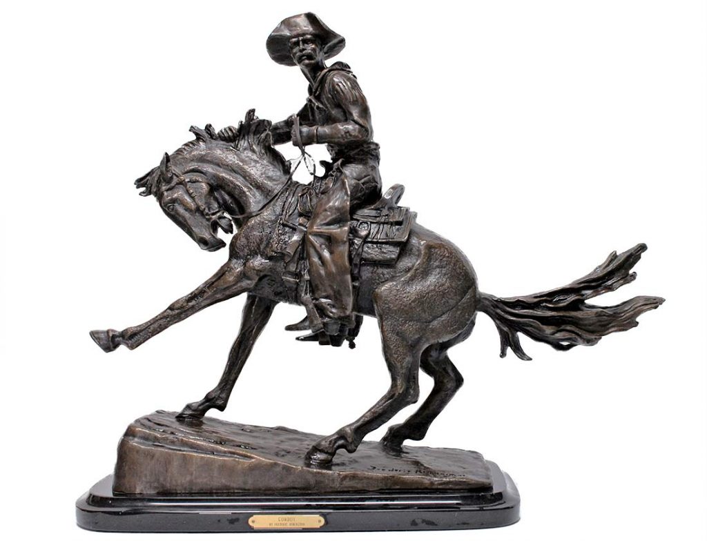 Frederic Remington | The Cowboy bronze (re-strike) sculpture