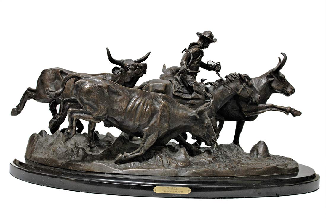delikat skam fordrejer Stampede bronze sculpture | by Frederic Remington (re-strike)