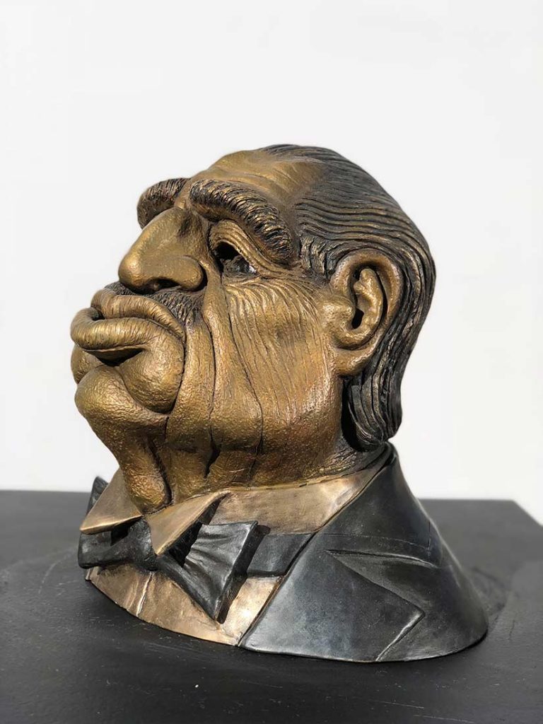 A Limited Edition Bronze Sculpture titled Don Corleone (The Godfather) by Chris Towle