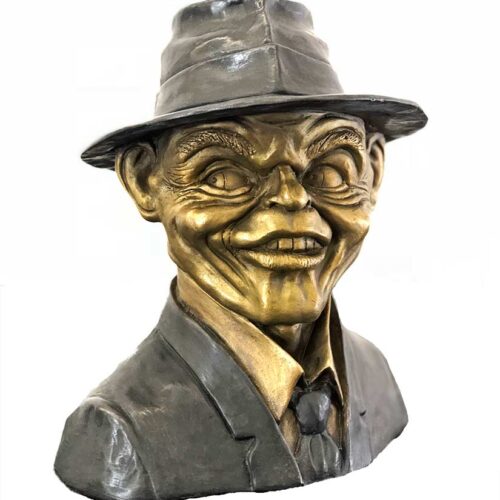 A Limited Edition Bronze Sculpture titled Frank of Frank Sinatra by Chris Towle