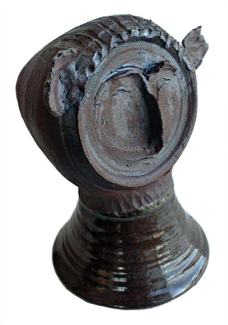 Porcelain Stoneware - Cone head by Peter Daniels