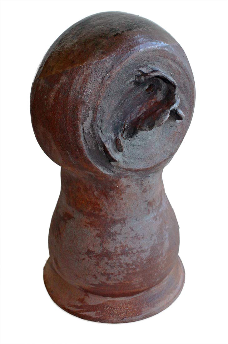 Porcelain Stoneware – Side head by Peter Daniels