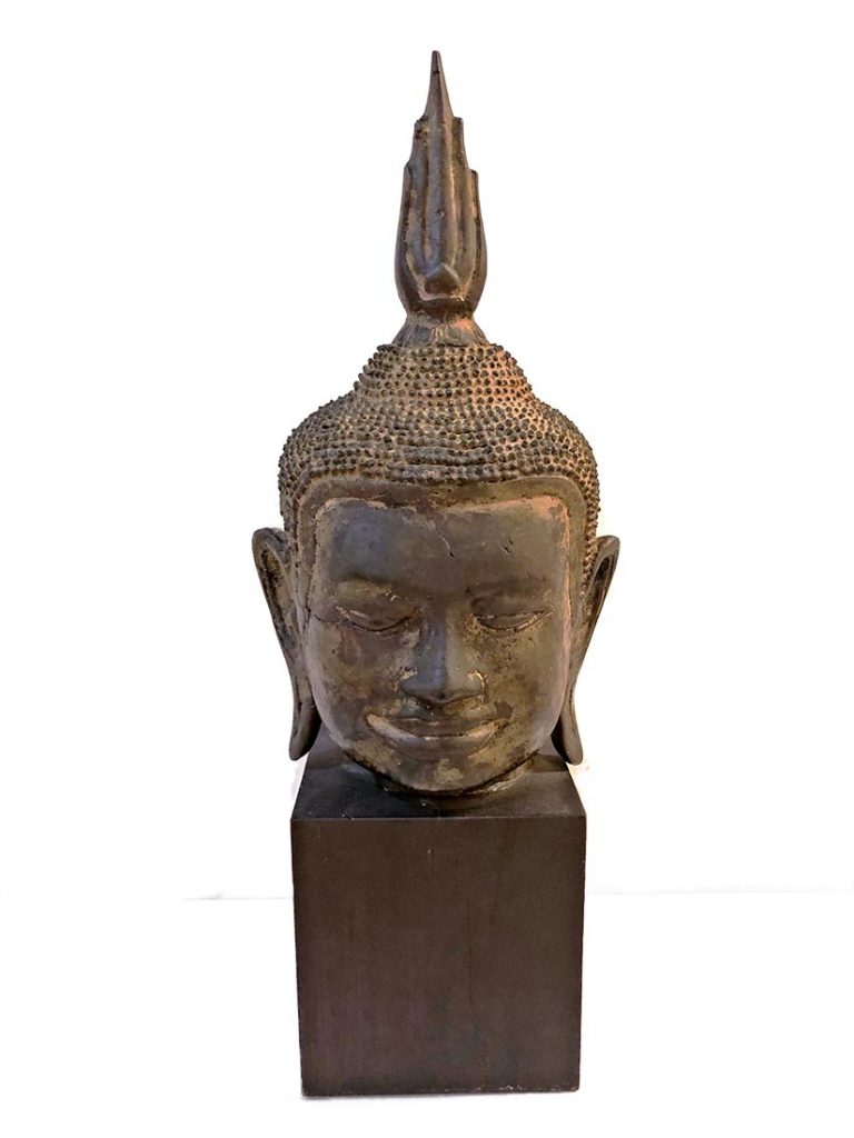 A Bronze Budda Sculpture circa 14th century by Boisselier’s Group B
