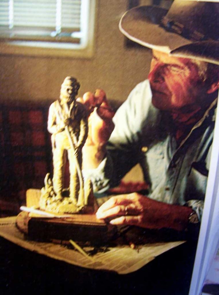 Dale M. Burr Yellowstone Park Sculptor Artist