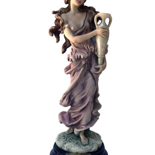 Giuseppe Armani porcelain sculpture Lady with Vase
