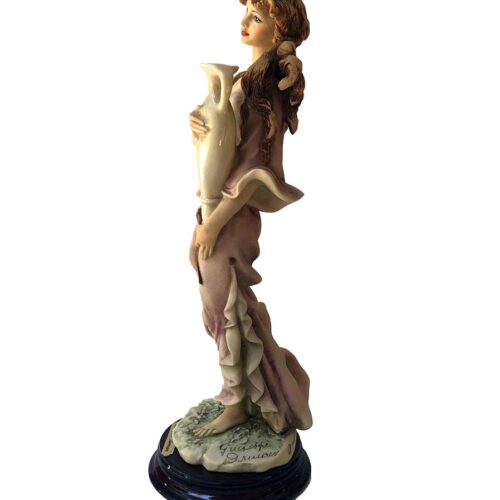 Giuseppe Armani porcelain sculpture Lady with Vase