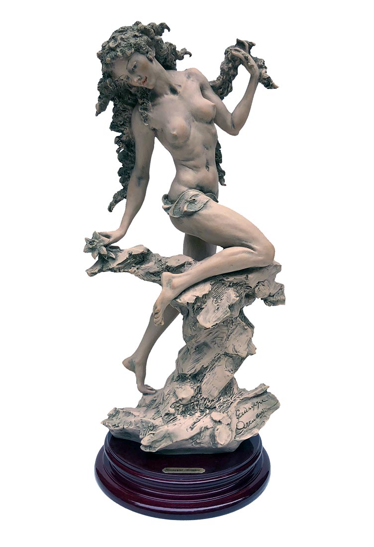 Lilia a sculpture by Giuseppe Armani a porcelain figurine