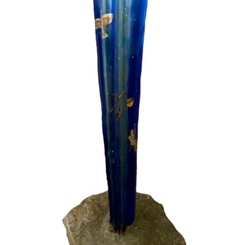 Robin Grebe glass sculpture titled Map of Order