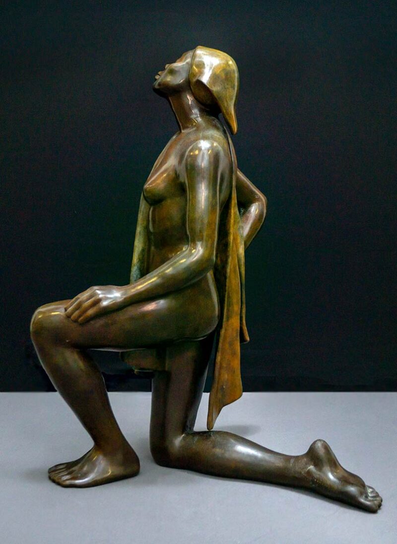 Shirley Thomson-Smith figurative bronze sculpture Mahogany