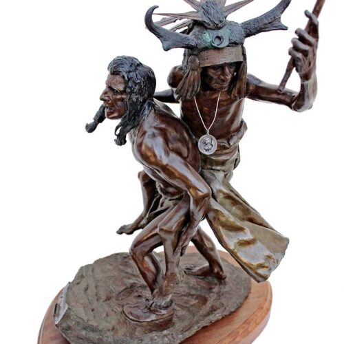 bronze sculpture Escape by Bud Boller