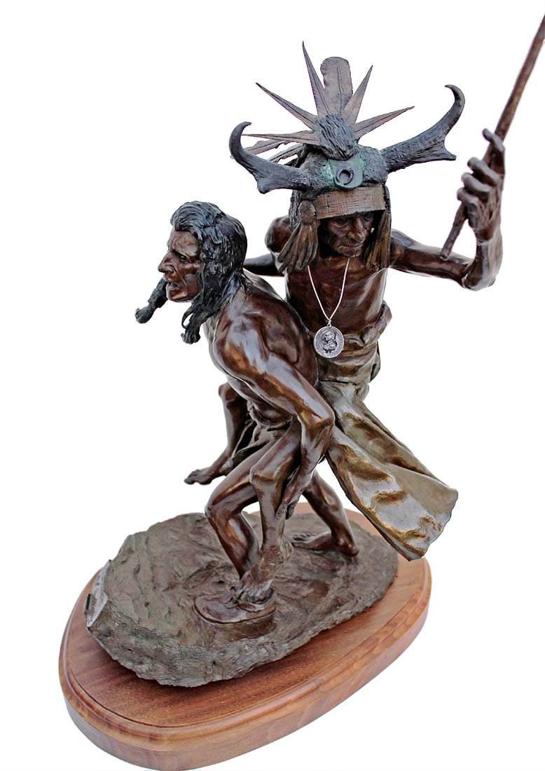 bronze sculpture Escape by Bud Boller