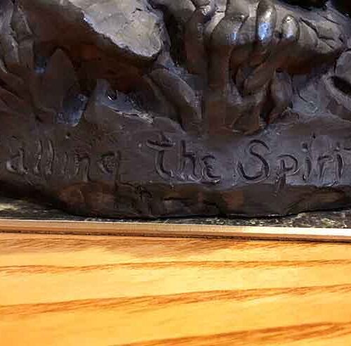 RV Greeves – bronze sculpture – Calling the Spirits