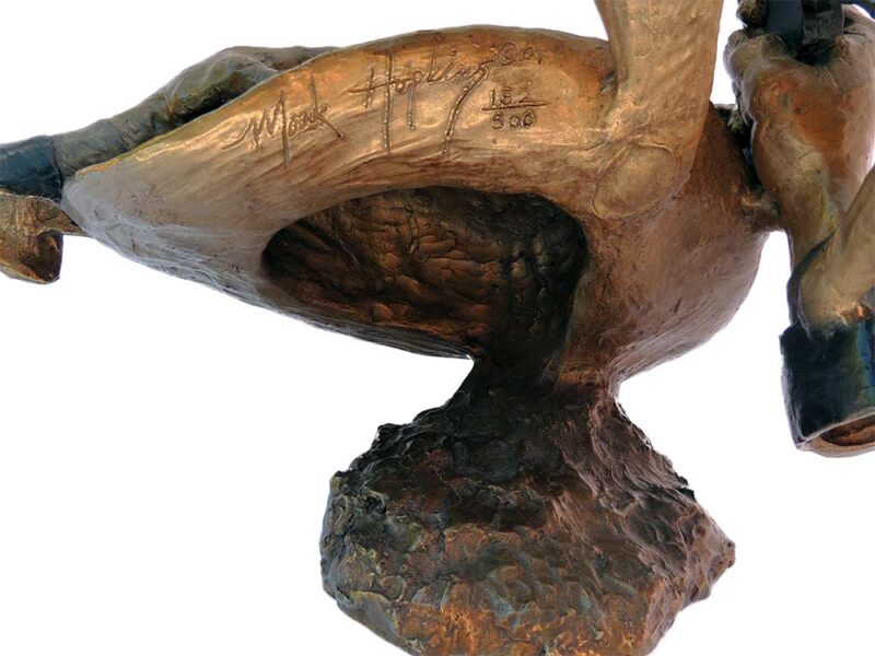 Wyatt a limited edition bronze sculpture by Mark Hopkins