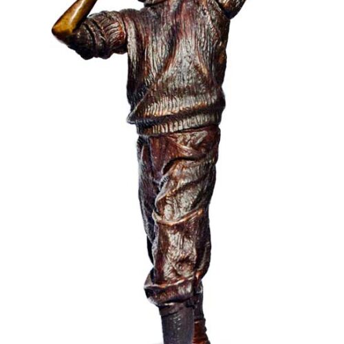 The Newsboy - a bronze limited edition sculpture by allegorical artist James Muir