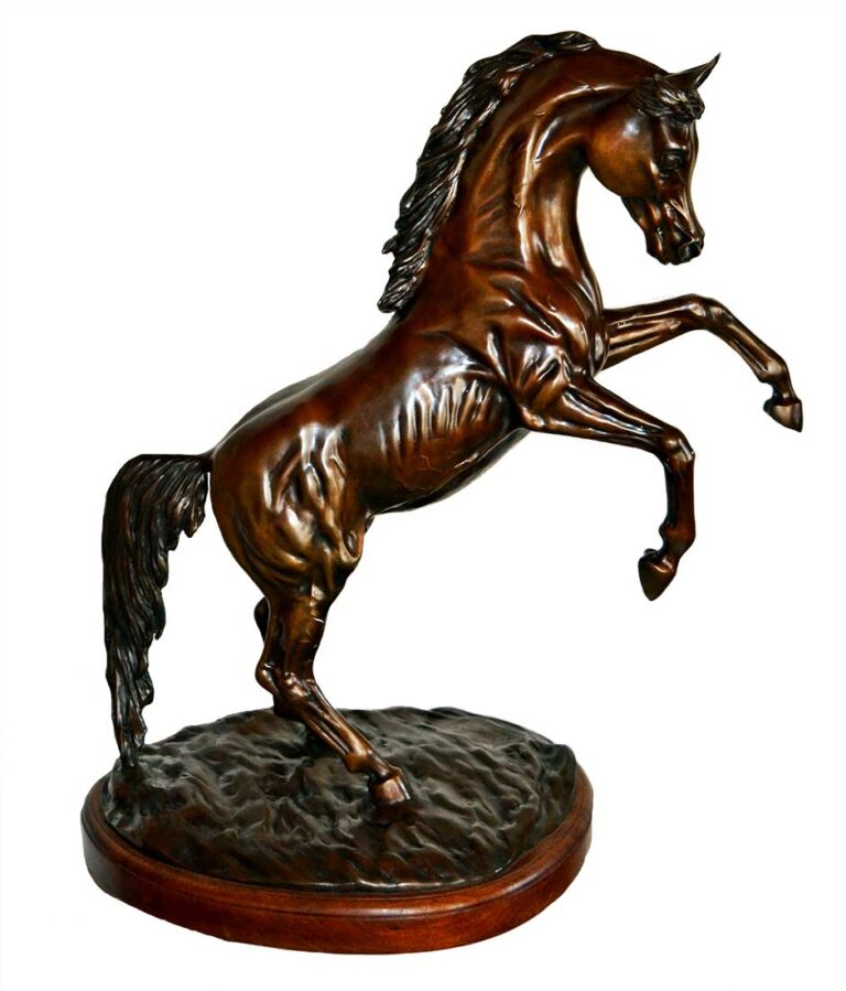 Robert Larum – bronze limited edition Arabian equine sculpture Majestic Pride