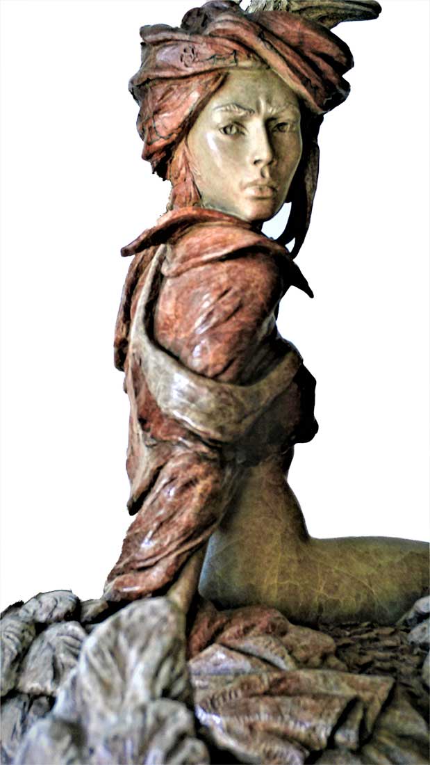Martin Eichinger a Limited Edition Figurative Bronze Sculpture titled Adrenaline Rising