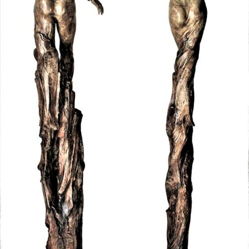 Martin Eichinger – YES & NO 68″ limited edition bronze sculpture