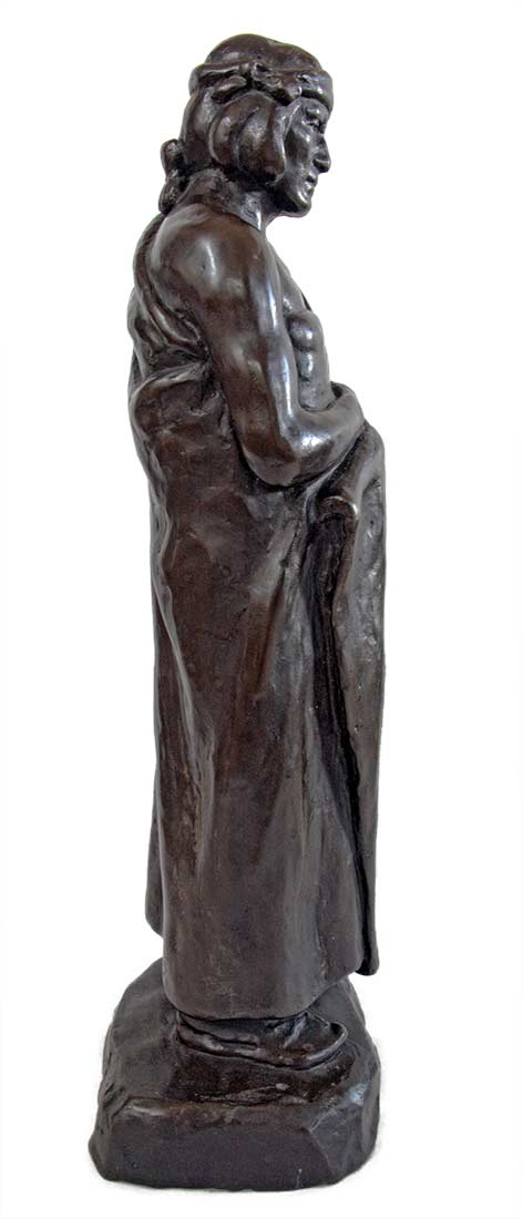 Emry Kopta - bronze limited edition a sculpture titled Lo-ma-ci, The Medicine Man