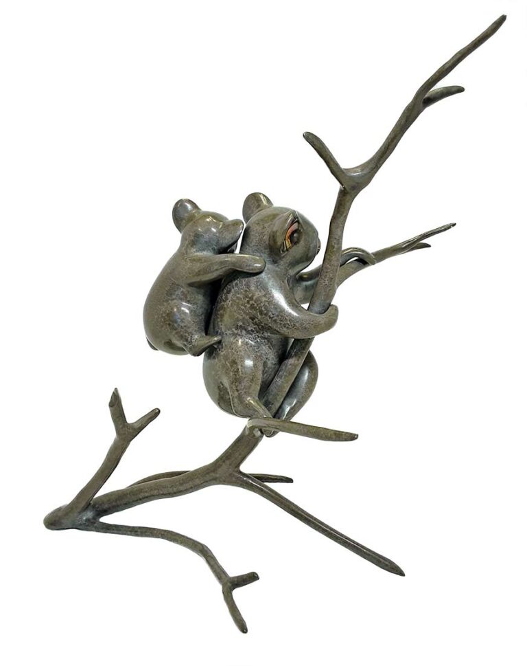 Loet Vanderveen bronze Koala and Baby sculpture