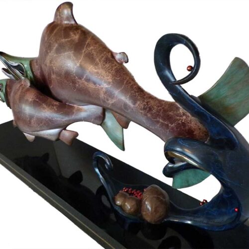 Cycle of Life a limited edition bronze sculpture by Jason Napier