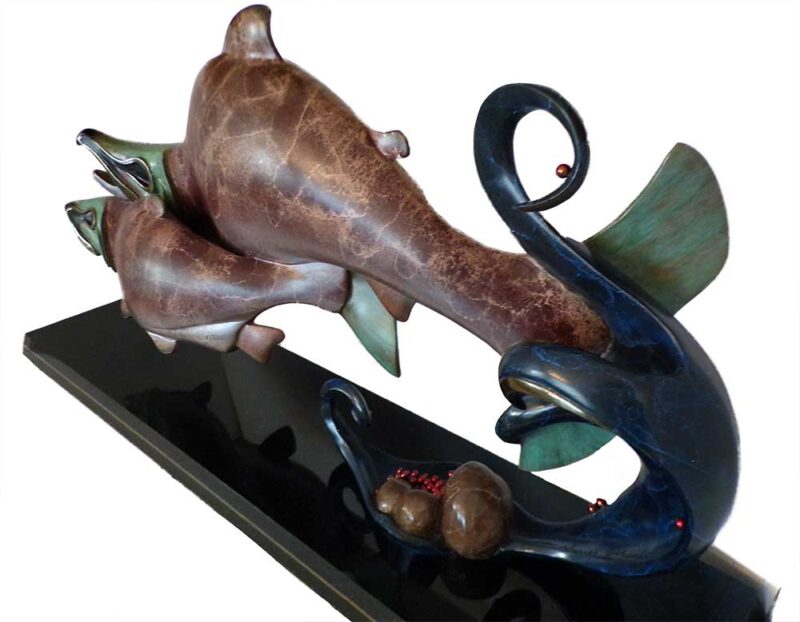 Cycle of Life a limited edition bronze sculpture by Jason Napier