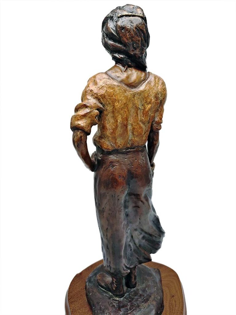 Adryanna Ciera – bronze sculpture of a lady – Looking to the Future
