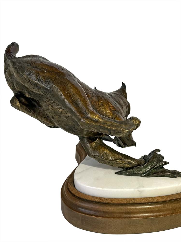 Vince Valdez - The Chase a limited edition bronze sculpture