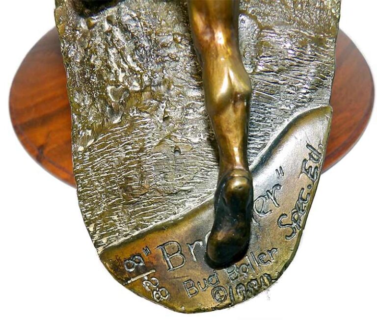 Bud Boller special edition bronze sculpture “Brother”