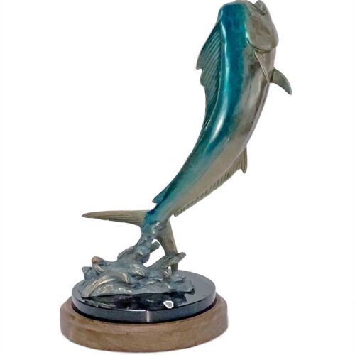 Raging Bull a bronze Dolphin / Mahi-Mahi sculpture by Kent Ullberg