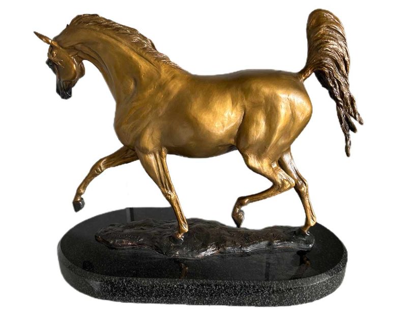 Bronze Equine Sculpture "Arabian Dream" by noted English Sculptor-Artist J A Butler