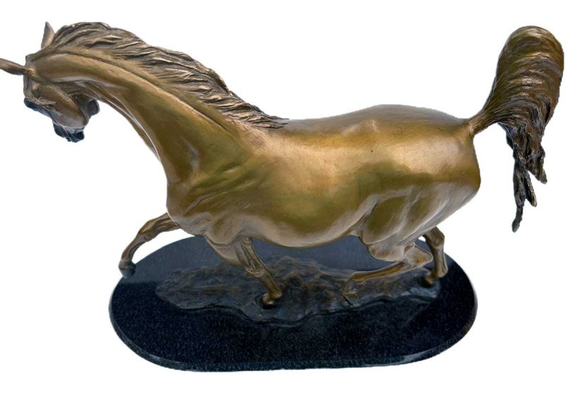 Bronze Equine Sculpture "Arabian Dream" by noted English Sculptor-Artist J A Butler